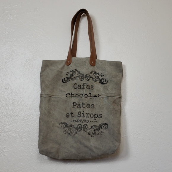 Anthropologie Handbags - Large Anthro Cavas Tote Market Bag